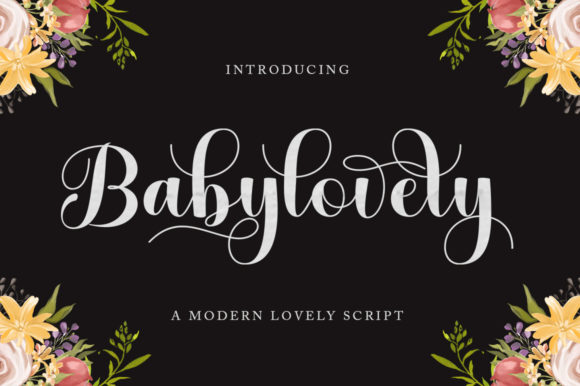 Baby Lovely Script: A Touch of Elegance for Your Designs