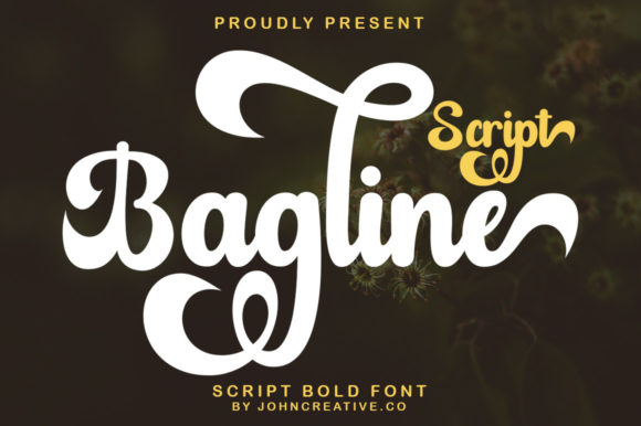 Bagline Script: A Retro Handwritten Font with Modern Charm