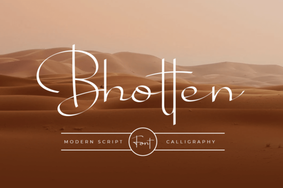 Bhotten Script: Where Modern Typography Meets Timeless Artistry