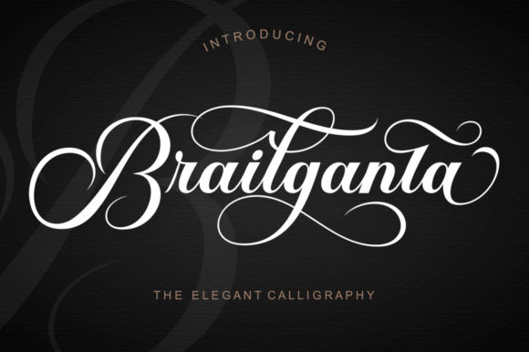 Brailganta Script: A Designer's Guide to This Elegant Font