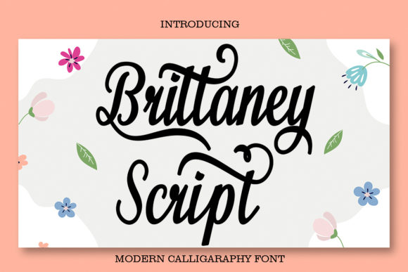 Brittaney Script: A Handwritten Font for Elegant Design