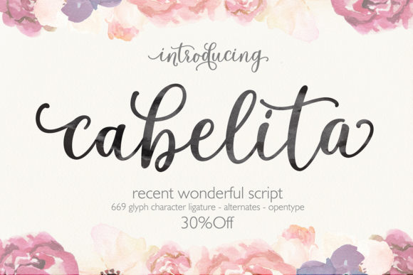 Cabelita Script: Bringing Gentle, Trendy Character to Your Designs