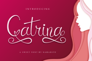 Catrina Script: The Flowing Typeface for Romantic Designs