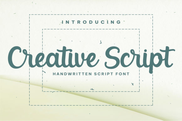 Creative Script: A Flowing Font for Modern Design