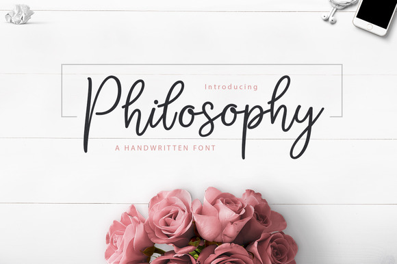 Designing with Elegance: The Philosophy Script Typeface