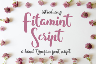 Fitamint Script: A Playful Handwritten Typeface for Modern Brands