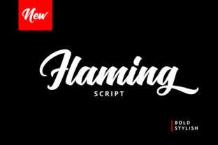 Flaming Script: A Bold Handwritten Font for Impact