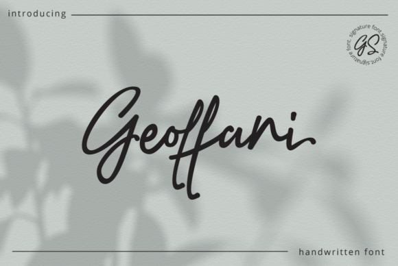 Geoffani Script: A Fresh Take on Stylish Typography