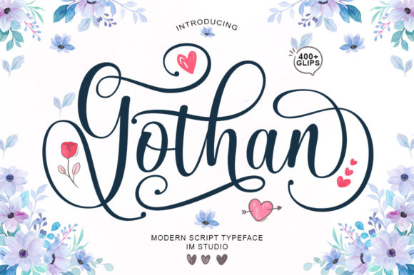 Gothan Script: A Font That Adds Luxury to Every Design