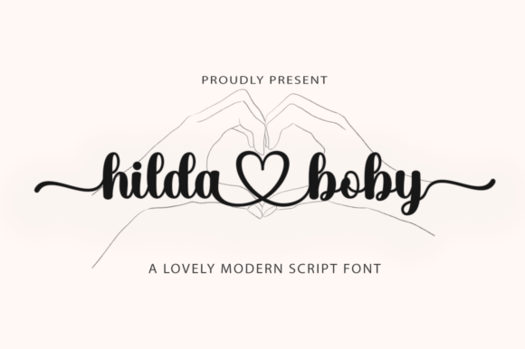 Hilda Boby Script: A Romantic Typeface for Elegant Designs