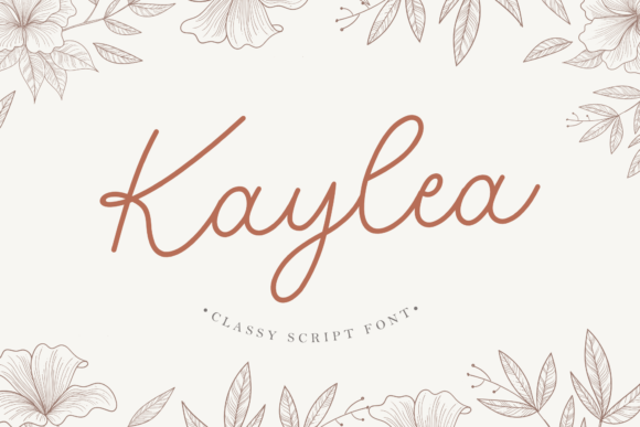 Kaylea Script: The Handwritten Font That Elevates Your Design