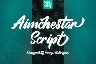 Modern Handwritten Style: The Aimchestar Script Typeface