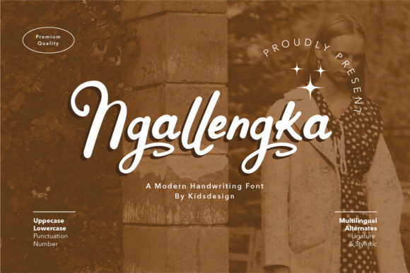 Ngallengka Script: Vintage Charm for Modern Projects