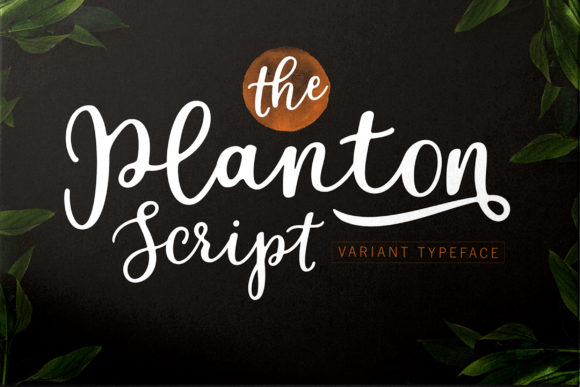 Planton Script: A Hand-Lettered Font for Authentic Branding
