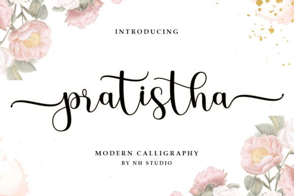 Pratistha Script: A Handwritten Font for Modern Creatives