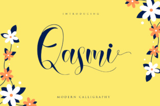 Qasmi Script: The Modern Handmade Font for Timeless Designs
