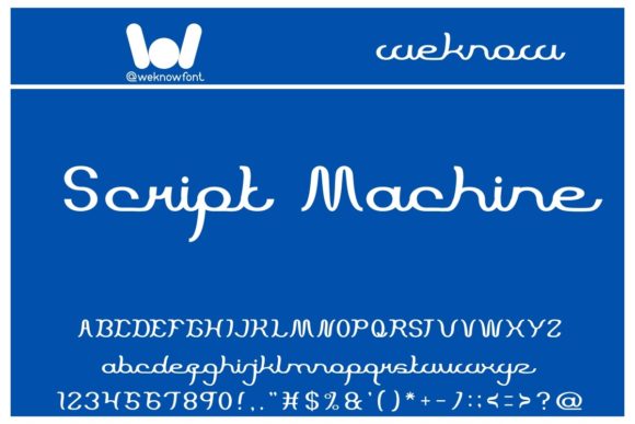 Script Machine: The Smooth, Chic Font for Modern Design