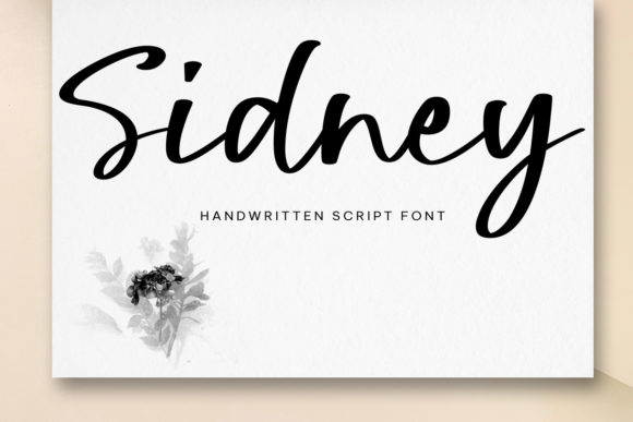 Sidney Script: A Handwritten Font for Timeless Branding