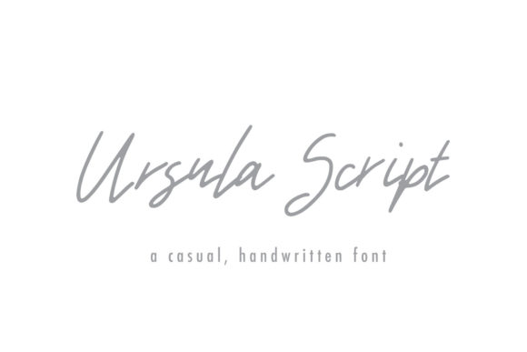 Ursula Script: A Versatile Handwritten Font for Modern Design